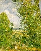 Camille Pissaro Resting in the Woods at Pontoise oil painting reproduction